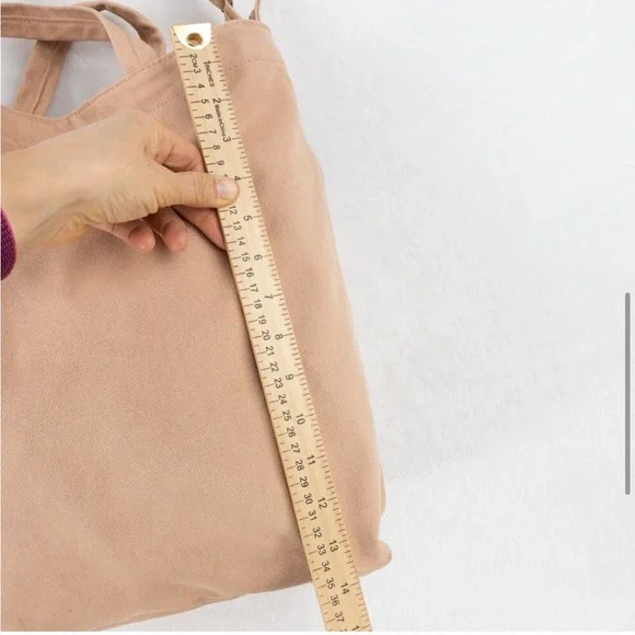 Baggu Duck BAG Light Pink Recycled Cotton Canvas Tote Bag - Picture 9 of 12